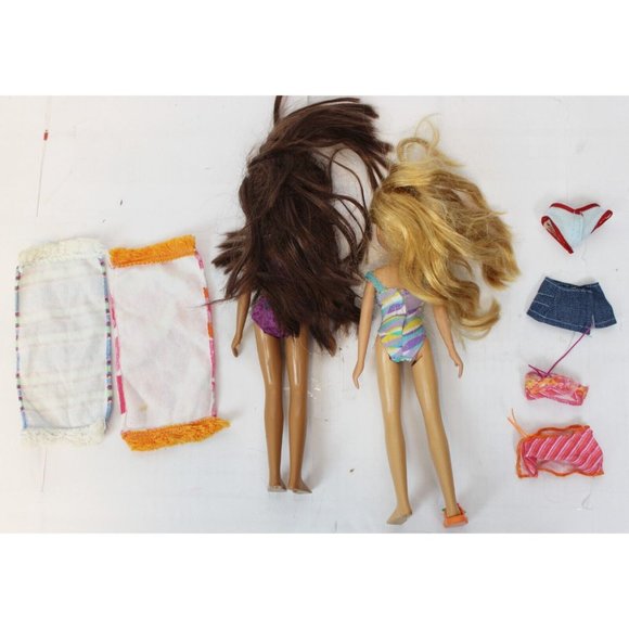 Barbie 3 Wee Friends Splash! Splash! Set Stacie Janet Dolls Swimsuit  Beach Pool - Picture 2 of 15